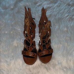 Brown heels